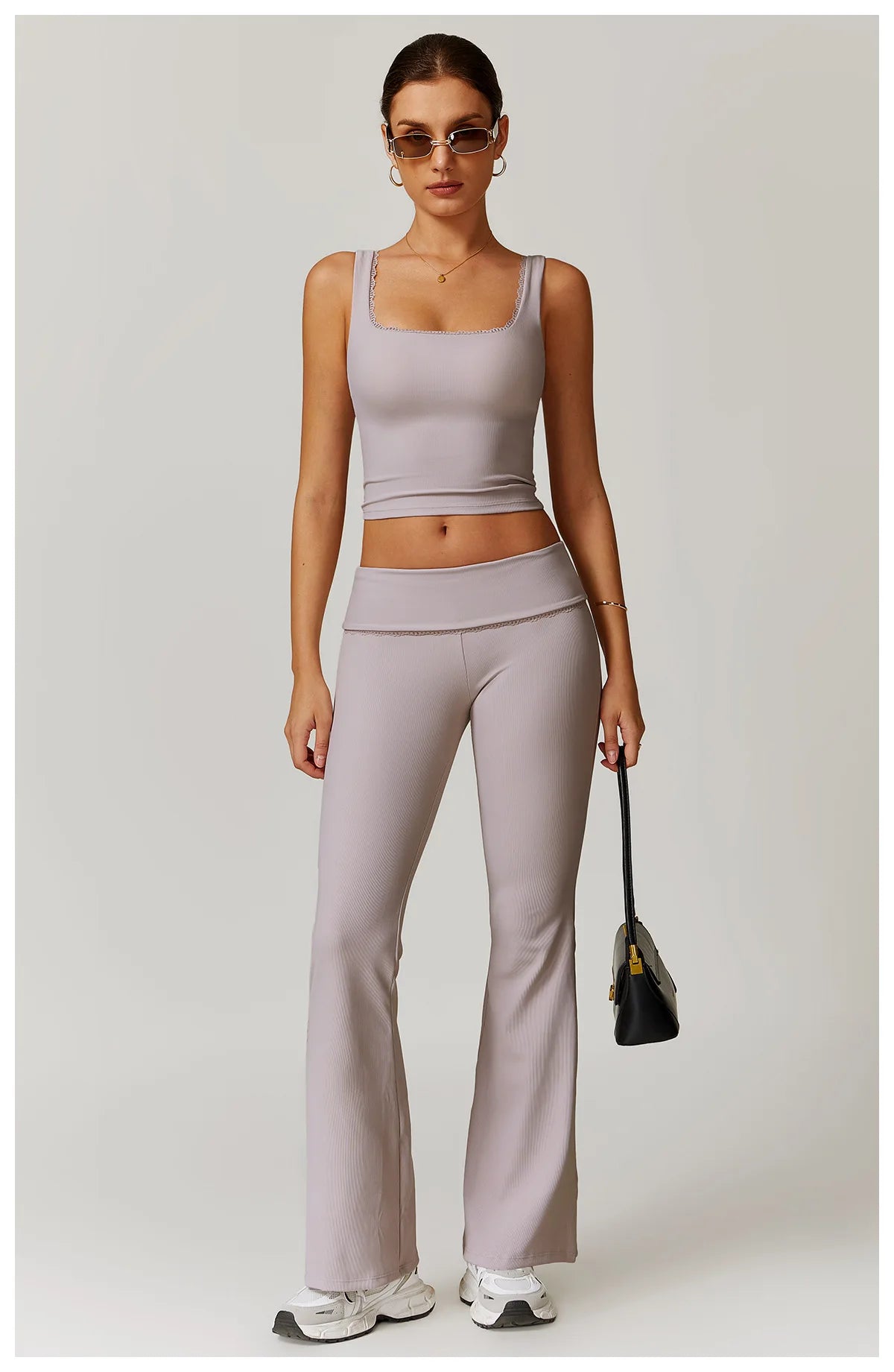 RuffleSquare Bra - Square Neck