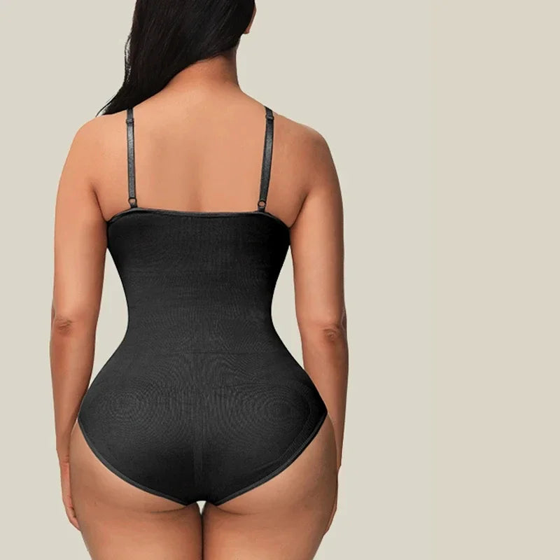 Seamless Full Body Shaper – Waist Trainer Bodysuit with Tummy Control & Butt Lifter