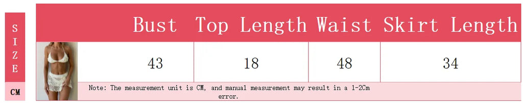 Sexy White Floral 2 Pieces Set Knitted Swimsuit Hollow Out Knit Skirt for Beach Sets Summer Swimwear 2025 New Beachwear Party