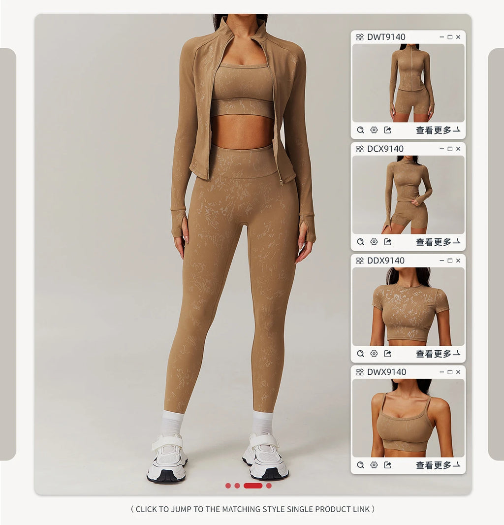 LuxeFoil Leggings - High Waist