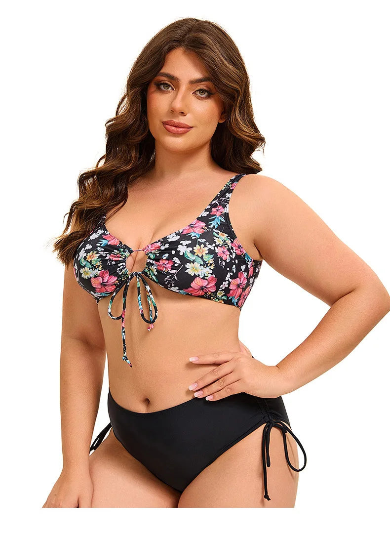 Savanna Bloom - Plus Floral One-Piece