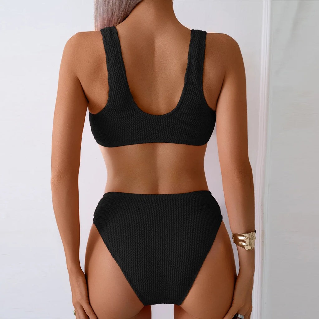 Aria Classic - V-Neck High-Waist Bikini