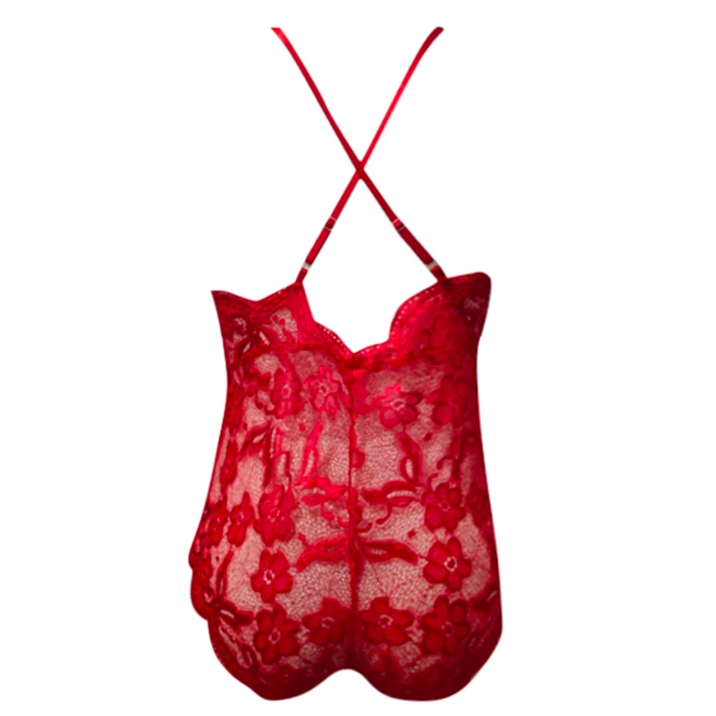 Women’s Floral Lace Bodysuit – Sexy Skinny Teddy Lingerie