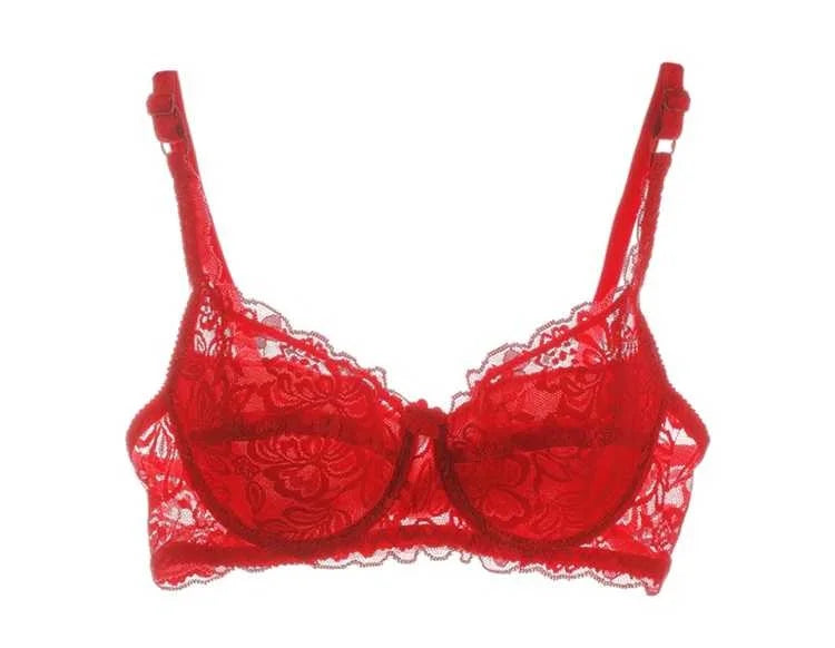 Sexy Lace Flower Bra Transparent Underwear Push Up Bras For Women Bralette Lace Bra Lingerie Intimates Bh Soutien Gorge Fashion