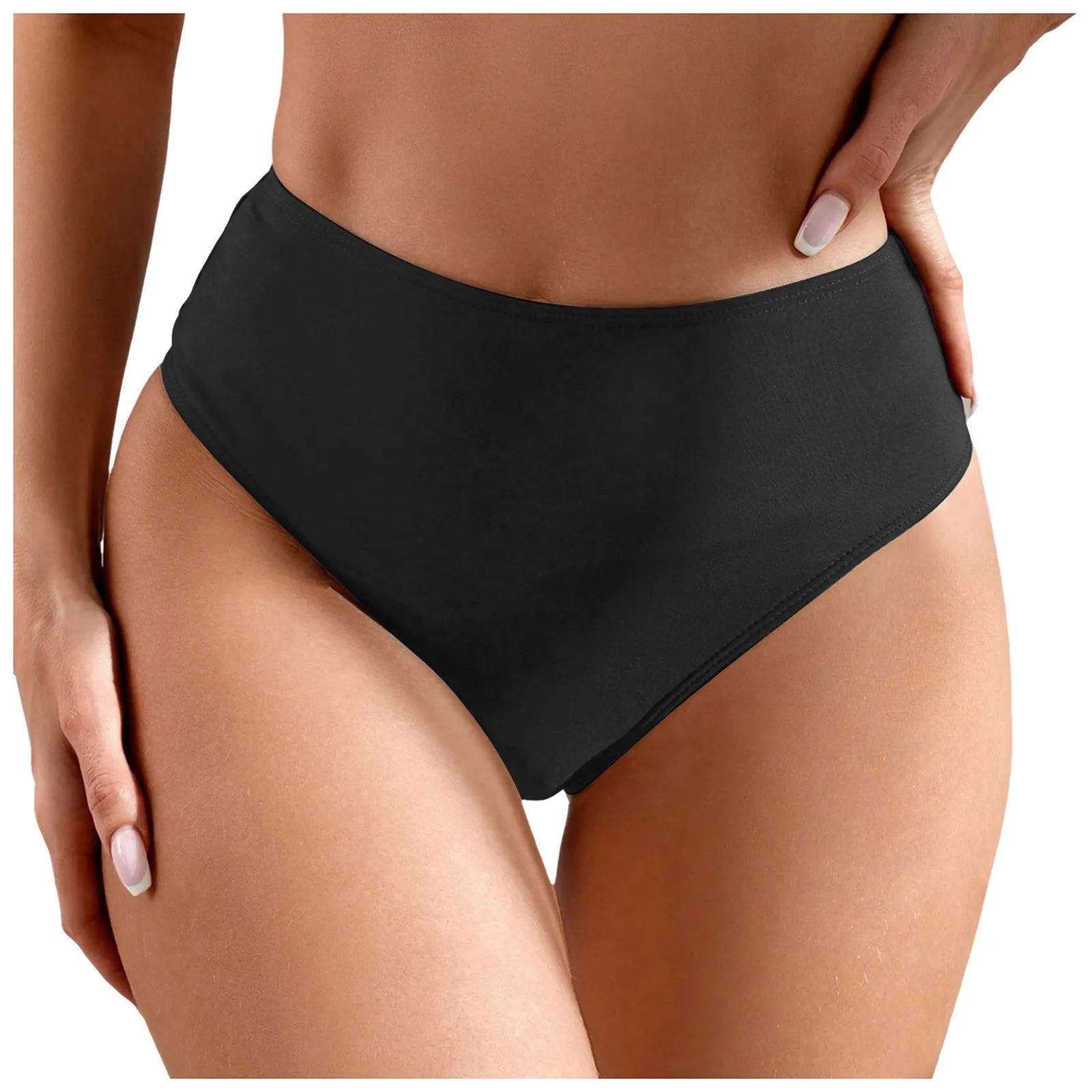 Solea Wave – High-Waist Bikini Bottoms