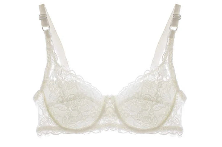 Sexy Lace Flower Bra Transparent Underwear Push Up Bras For Women Bralette Lace Bra Lingerie Intimates Bh Soutien Gorge Fashion