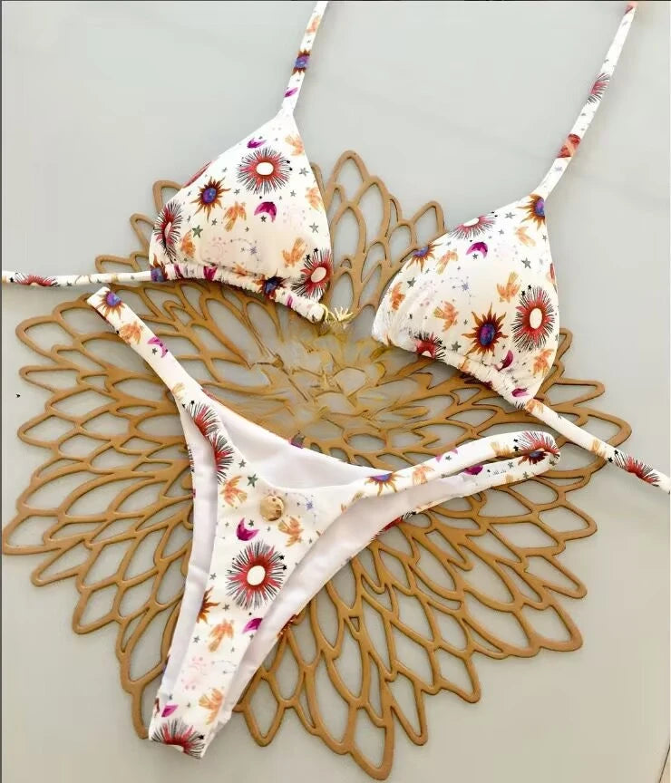 Savanna Luxe – Leopard Trim Bikini