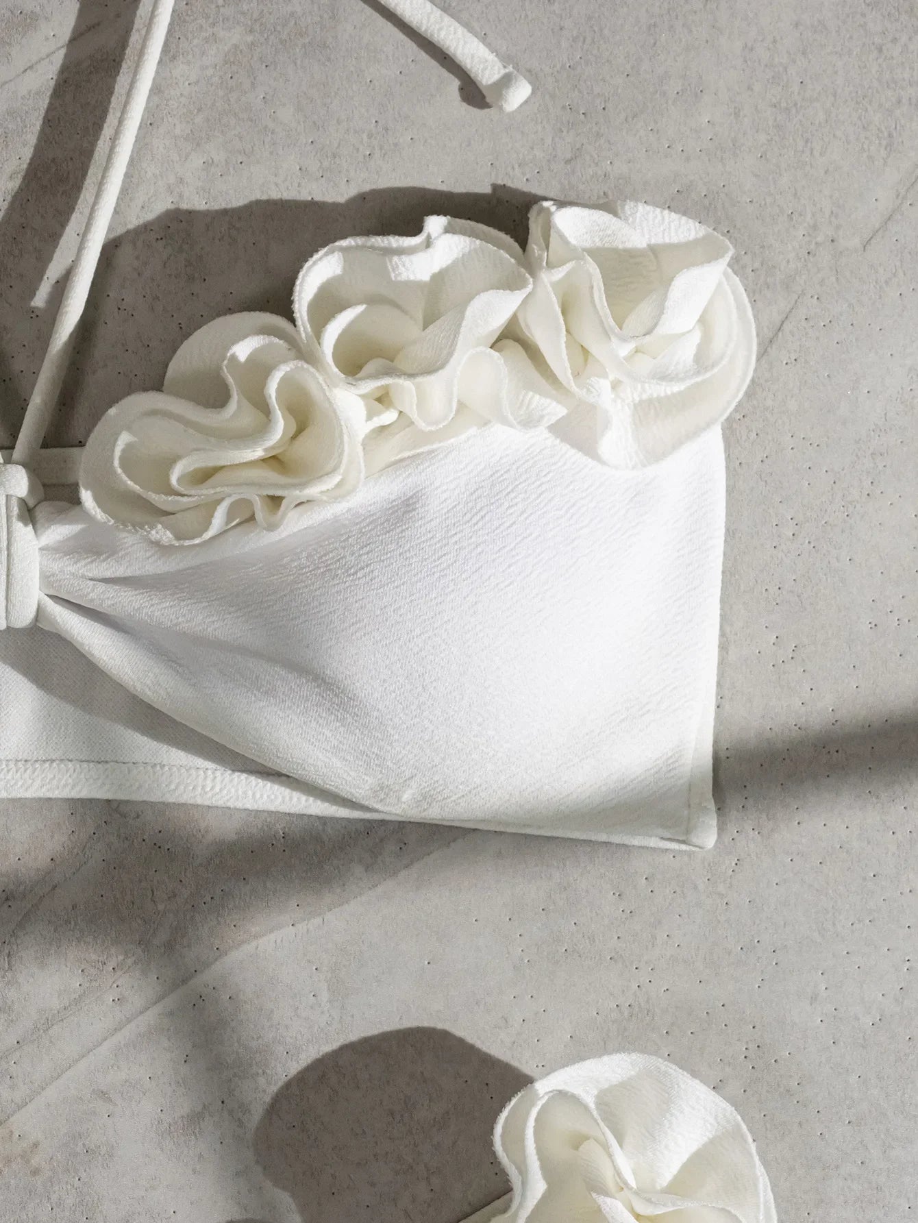 Rosaria Blanc - 3D Floral Bikini