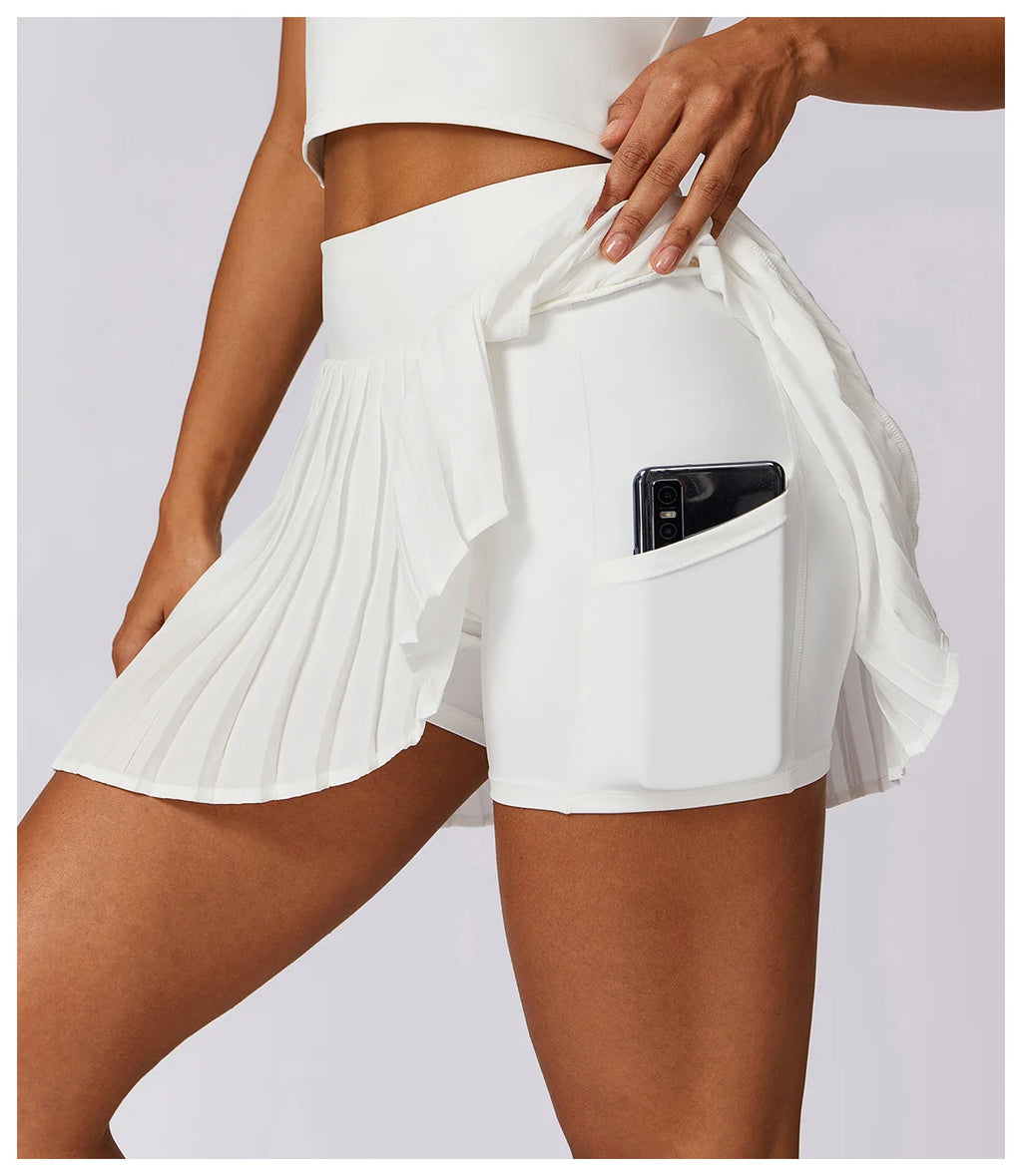 A-Line Court Skort - Welt Pocket