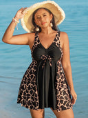 Sahara Patch - Split Dress Monokini