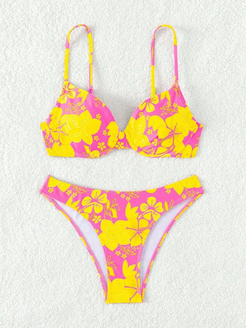 Savanna Bloom - Floral Triangle Bikini
