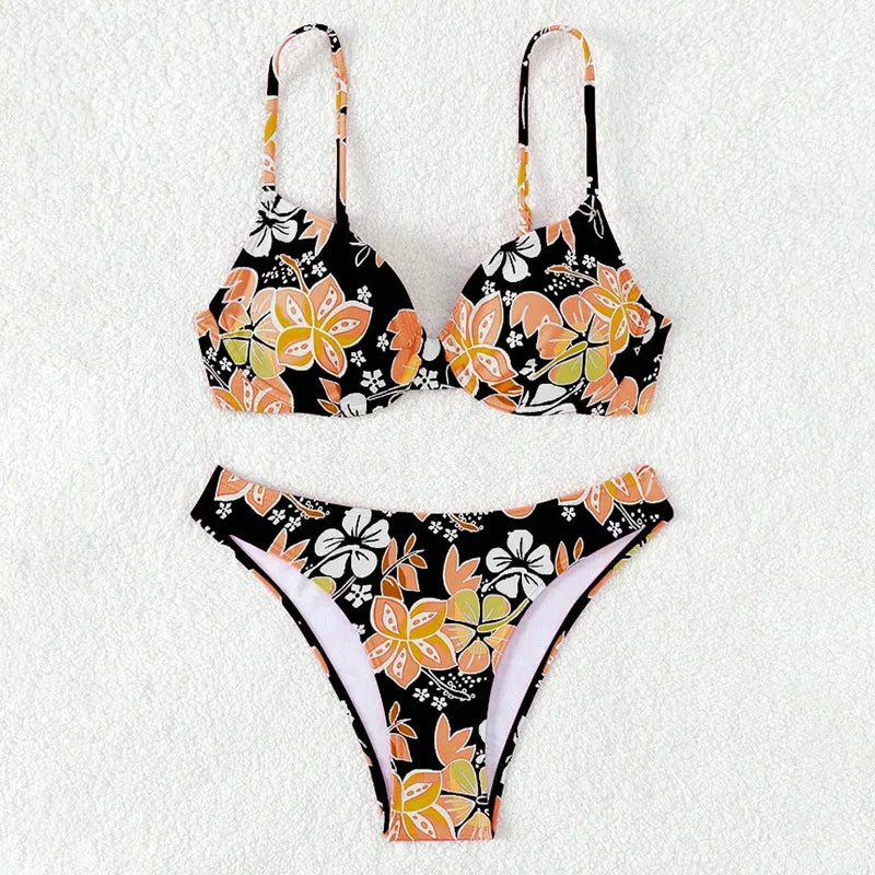 Savanna Bloom - Floral Triangle Bikini