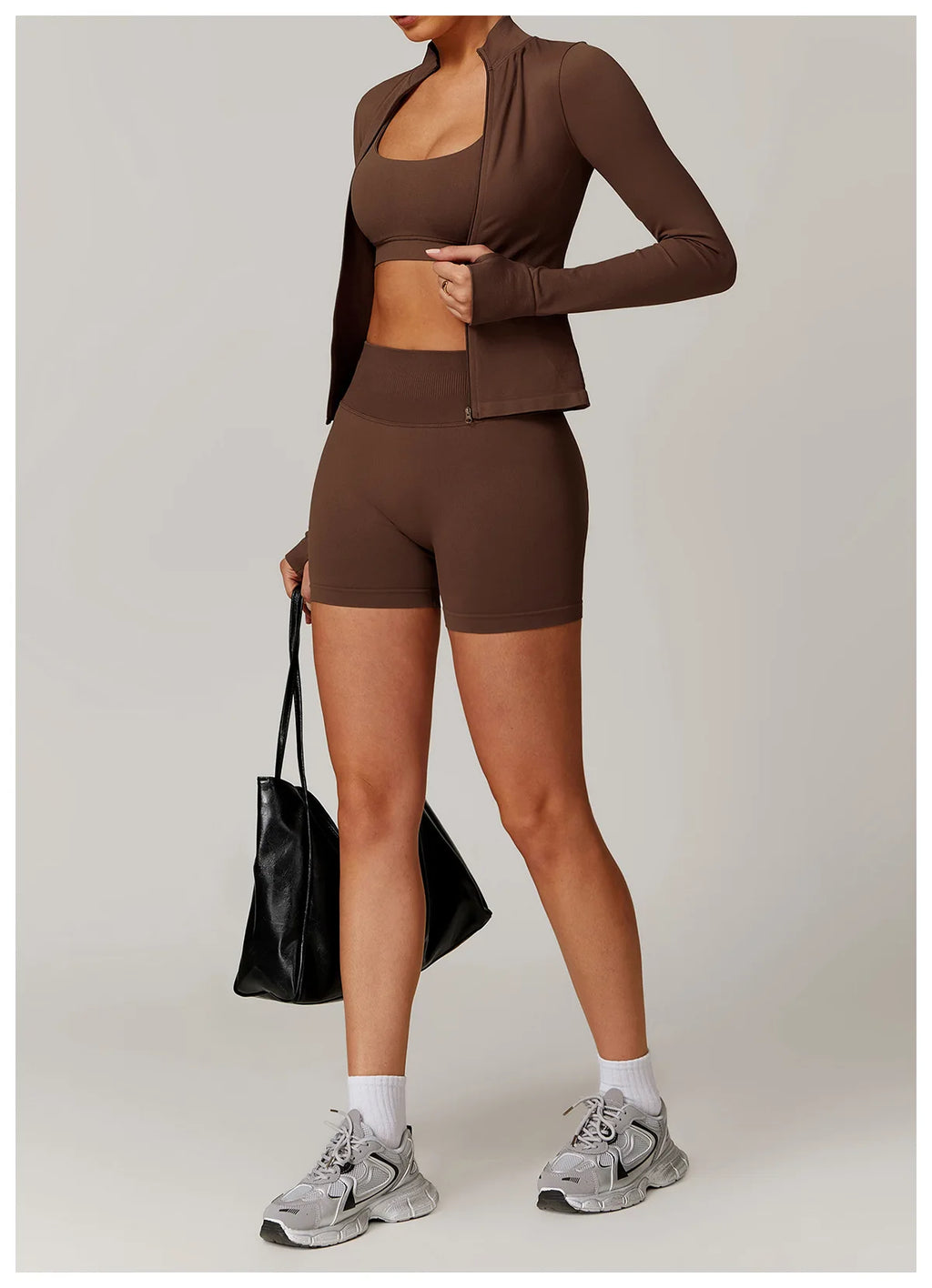 AeroGuard Trio Set - Zip Jacket, Bra & Leggings