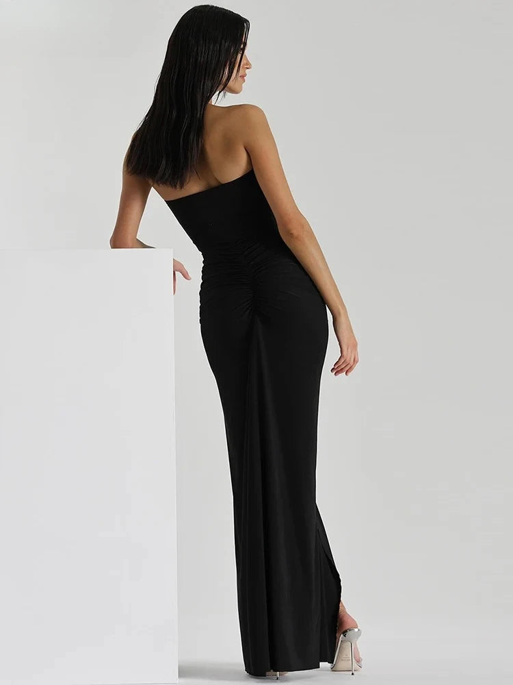 Ruffles Tassel - Halter Backless