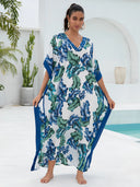Azure Leaf - Print Robe