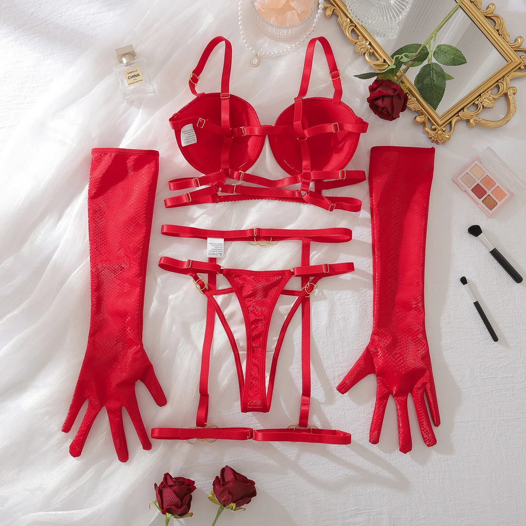 5-Piece Luxury Lace Lingerie Set