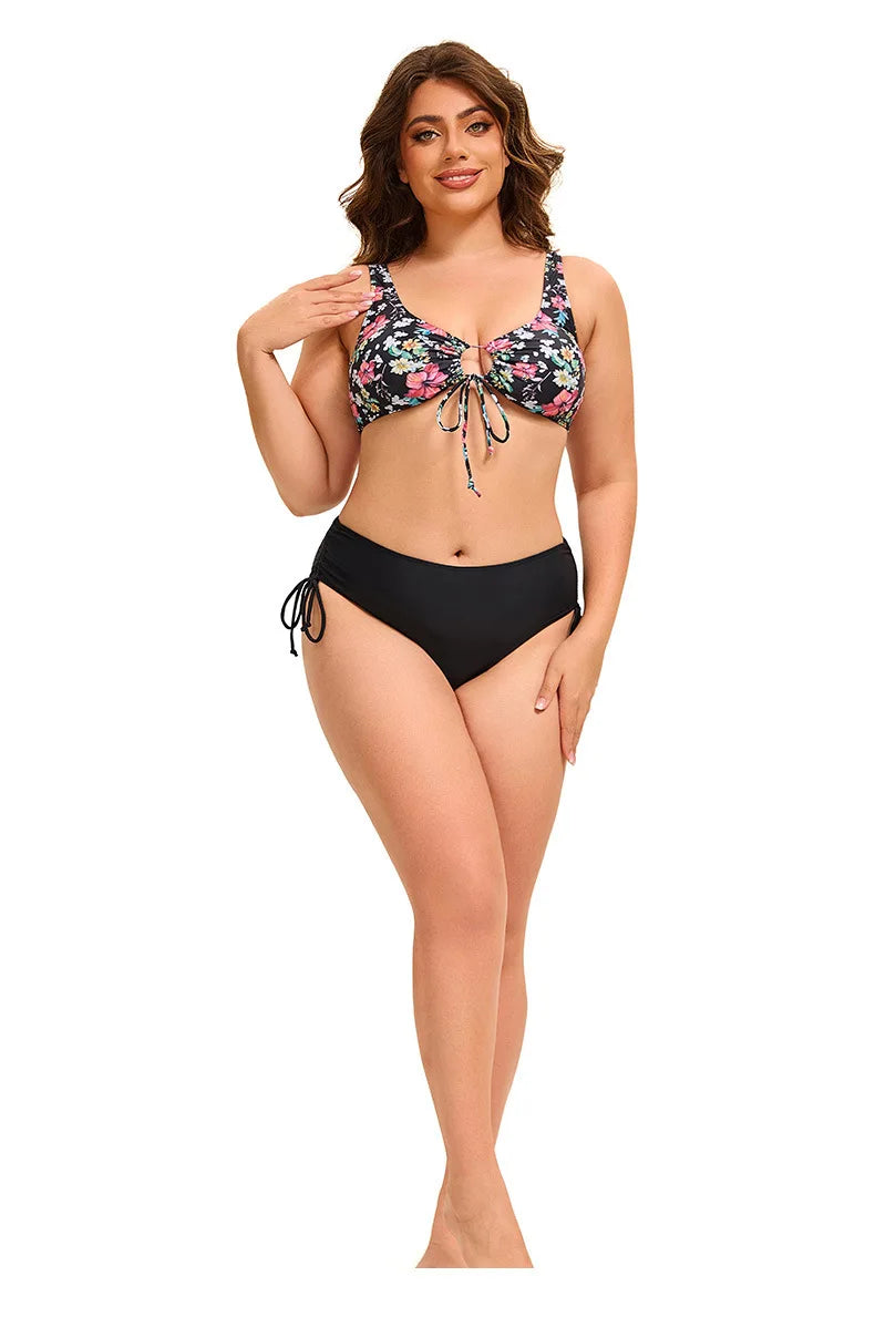 Savanna Bloom - Plus Floral One-Piece