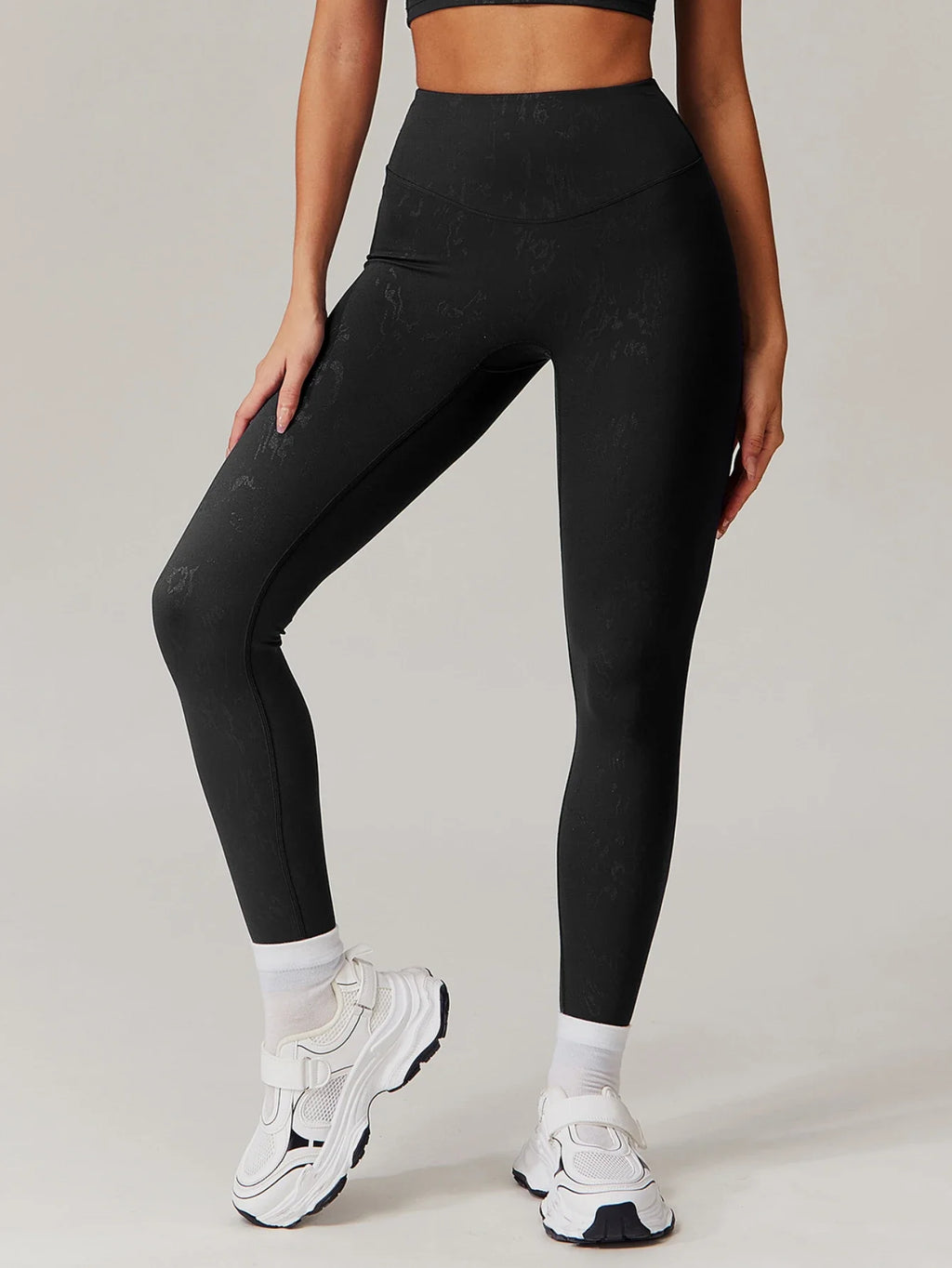 LuxeFoil Leggings - High Waist