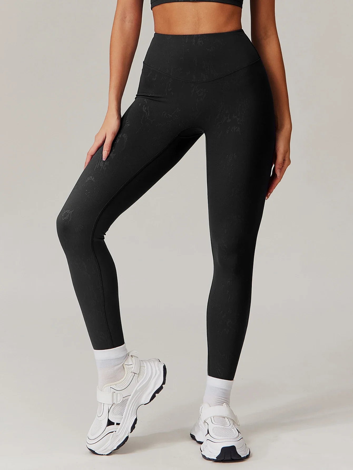 LuxeFoil Leggings - High Waist