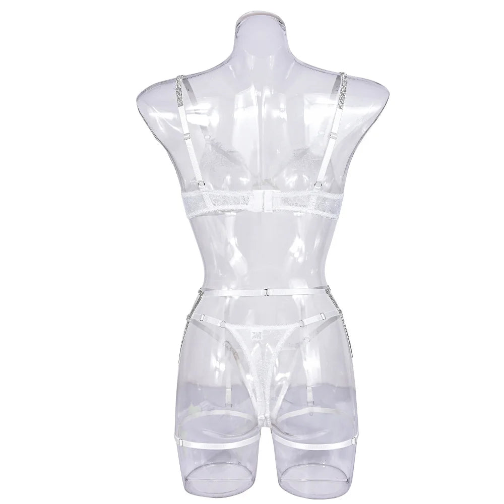 Sheer Mesh Lace Chemise Babydoll