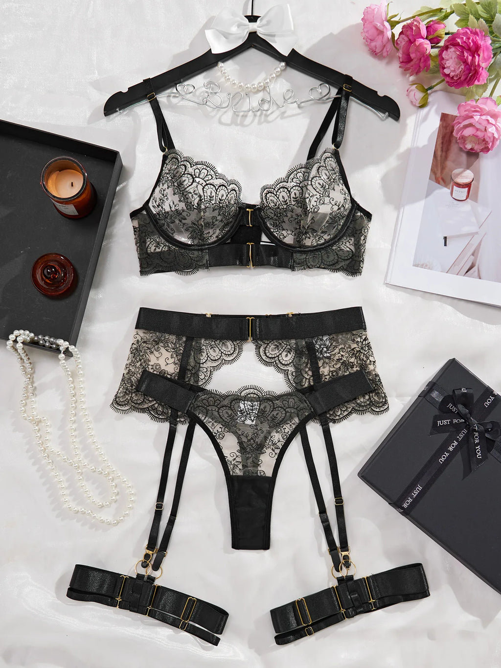 Ellolace Classic Suspender Set