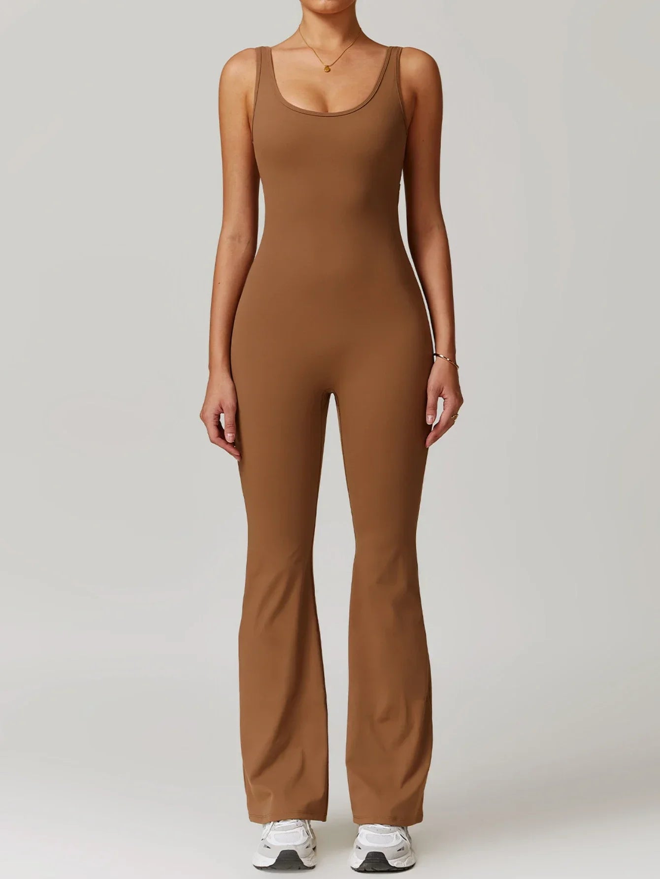 Utility Flare Jumpsuit - Backless