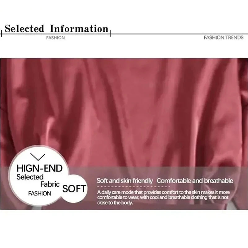 Velora Print Lace Robe Set