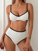 Celine Contrast - Underwire High-Waist Bikini