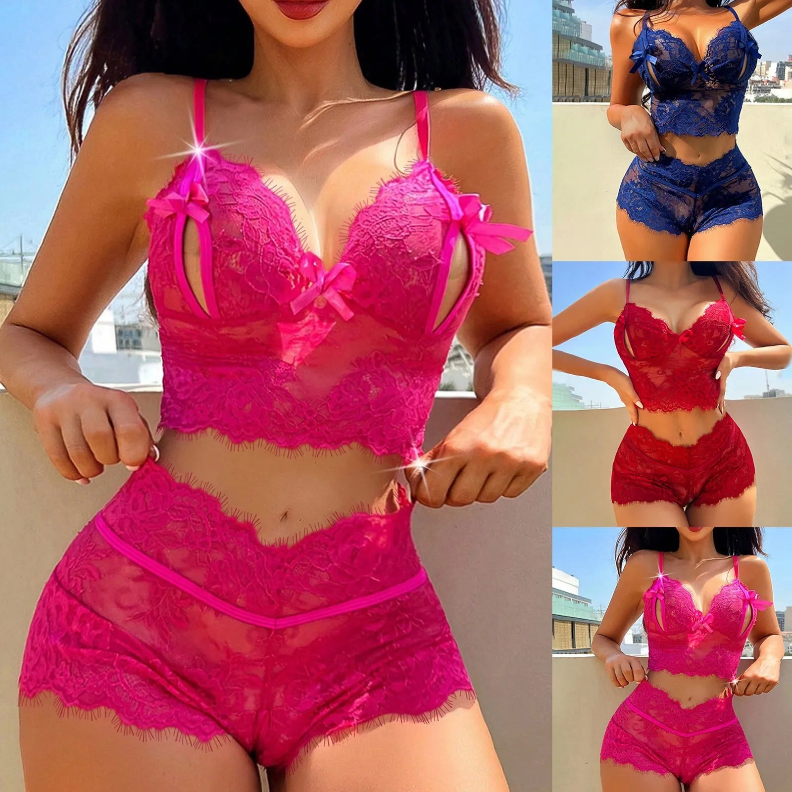 Solo Strap Bra & Shorts Set