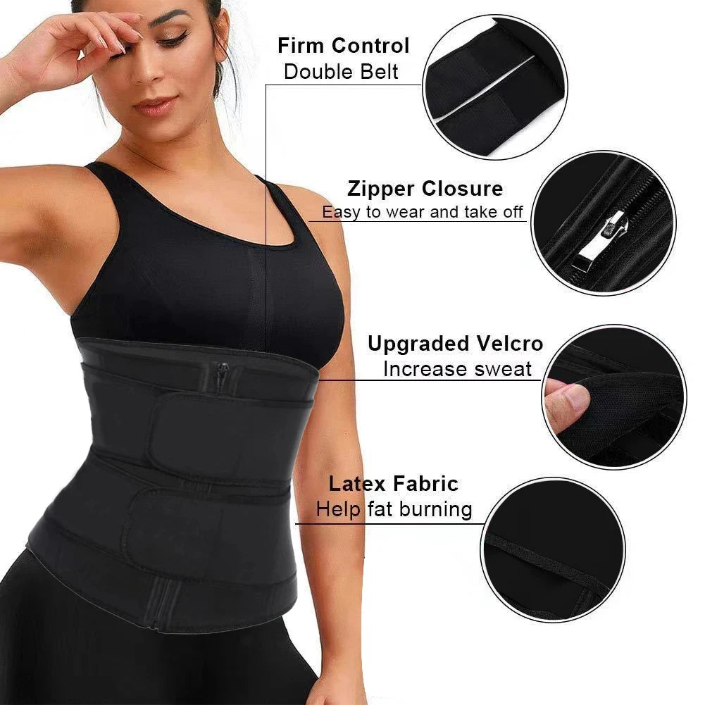Breathable Neoprene Waist Trainer & Trimmer Belt Shapewear
