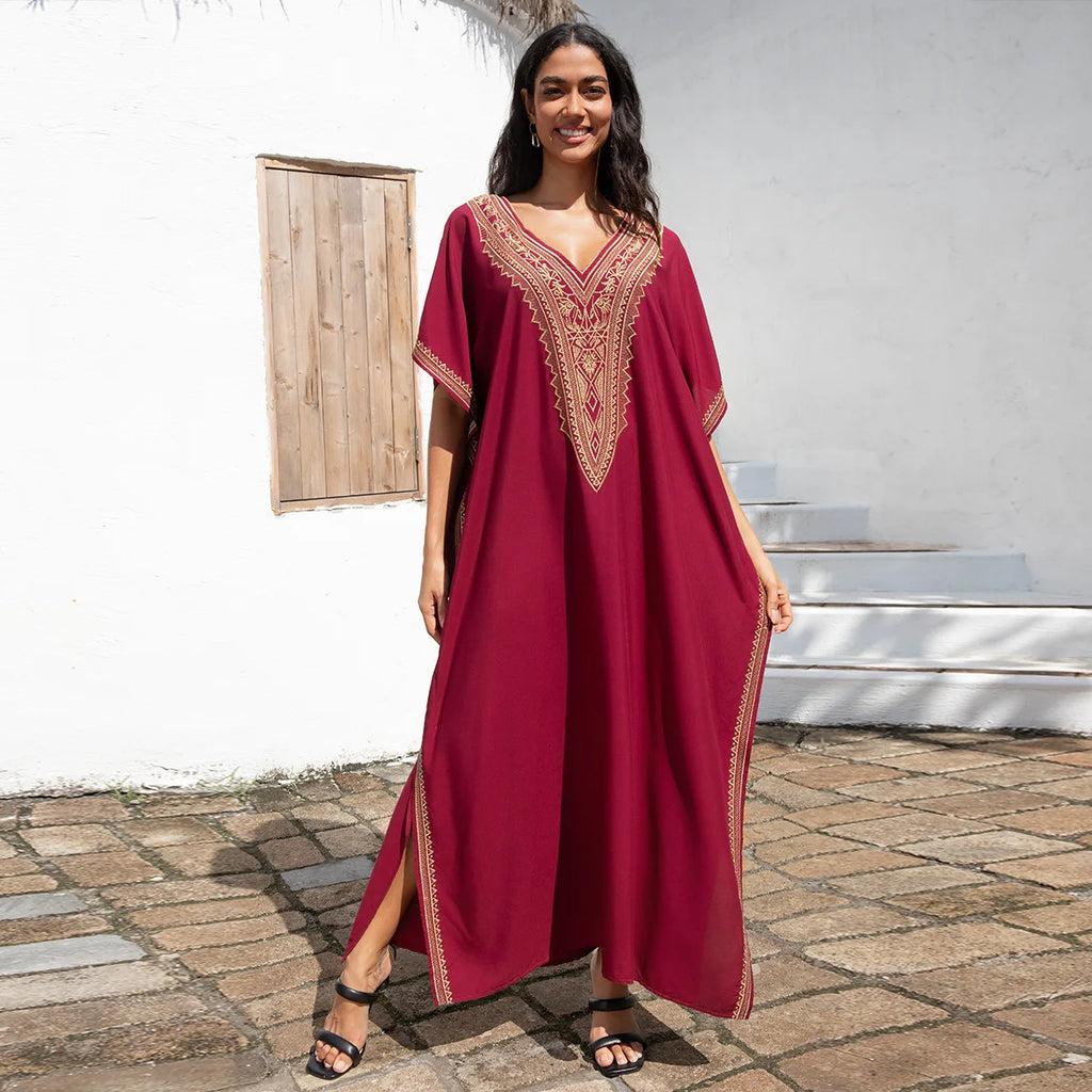 Serene Stitch - Embroidered Robe