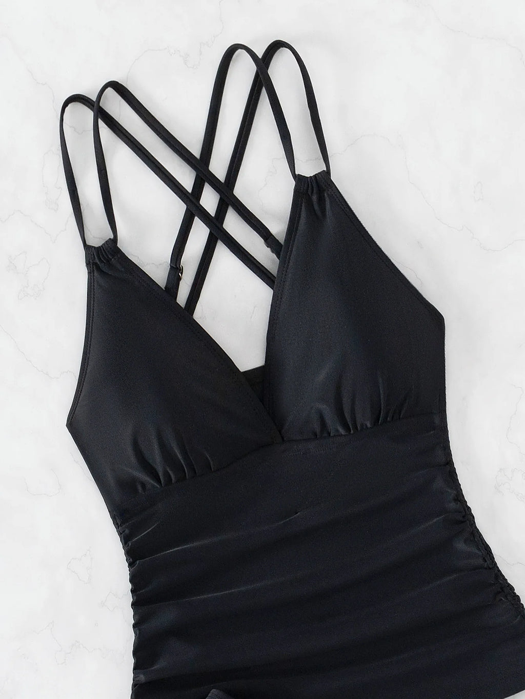 Aria Tank - V-Neck Lace-Up Tankini