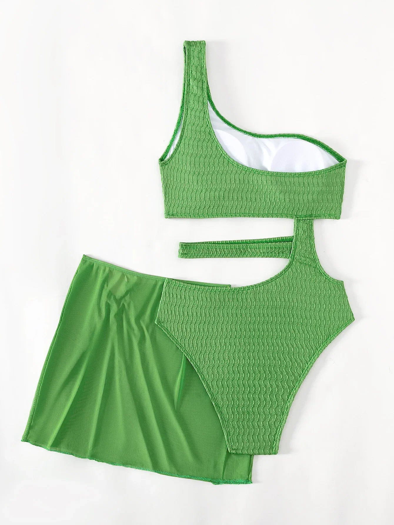 Valeria Mesh Skirt - One-Shoulder Set