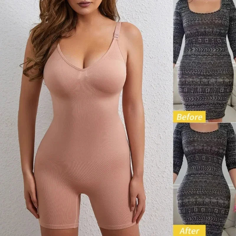 Waist Trainer Shapewear with Butt Lifter & Chest Enhancer