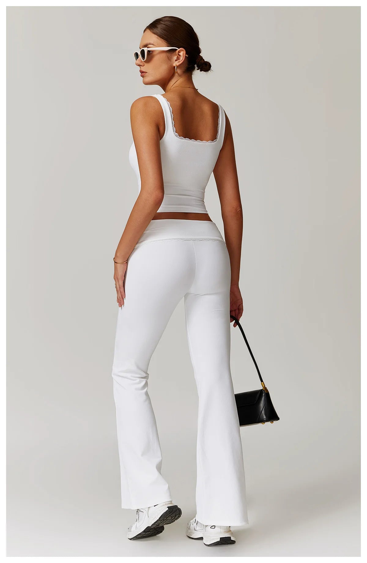 RuffleSquare Bra - Square Neck