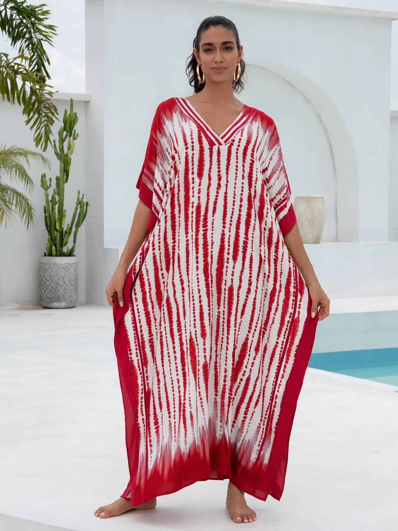 Marina Stripe - Long Robe
