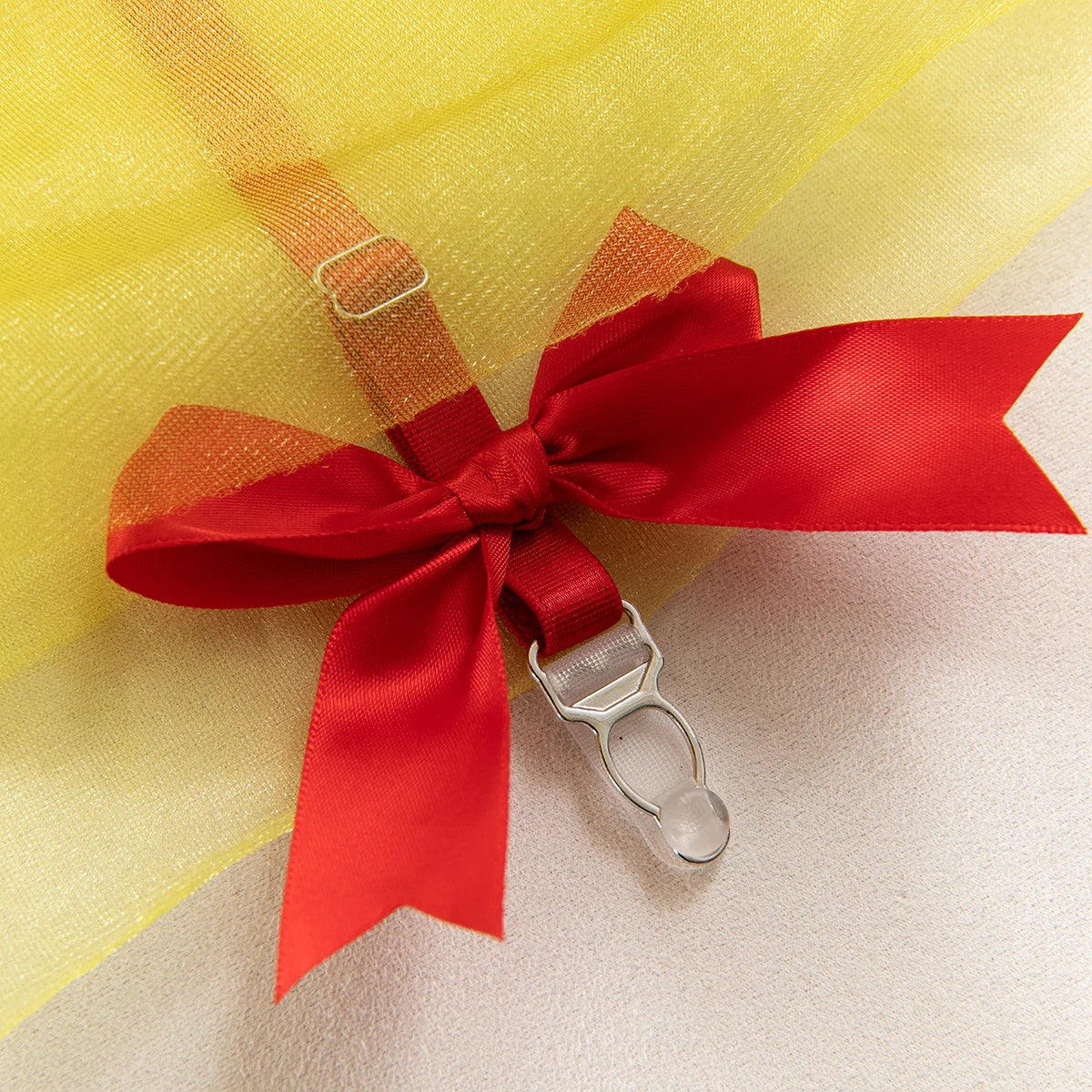 Ellolace Erotic Cosplay Mesh Roleplay Outfit with Garter Belt