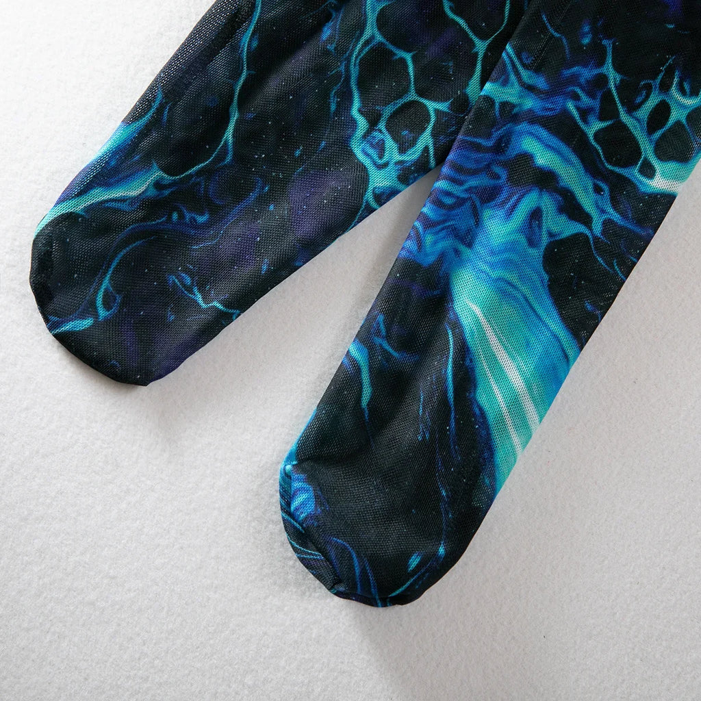 Floral Lace Night Dress – Transparent Split