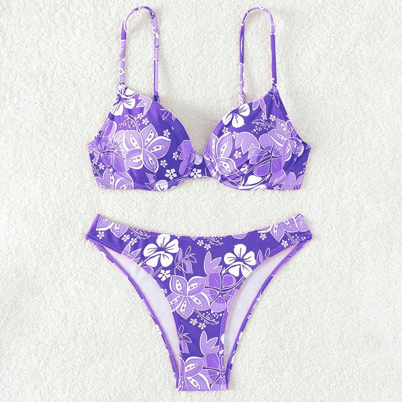 Savanna Bloom - Floral Triangle Bikini