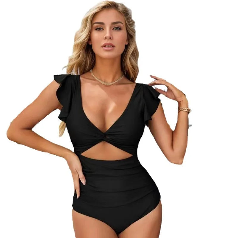Women’s Multicolor Tankini One-Piece Swimsuit