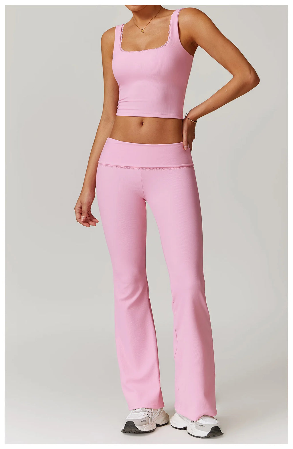 RuffleSquare Bra - Square Neck