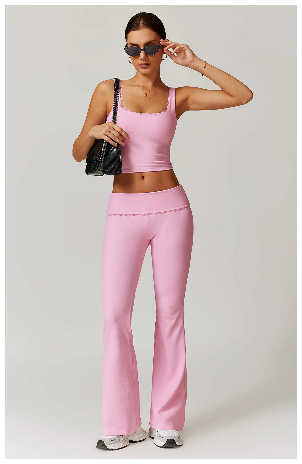 RuffleSquare Bra - Square Neck