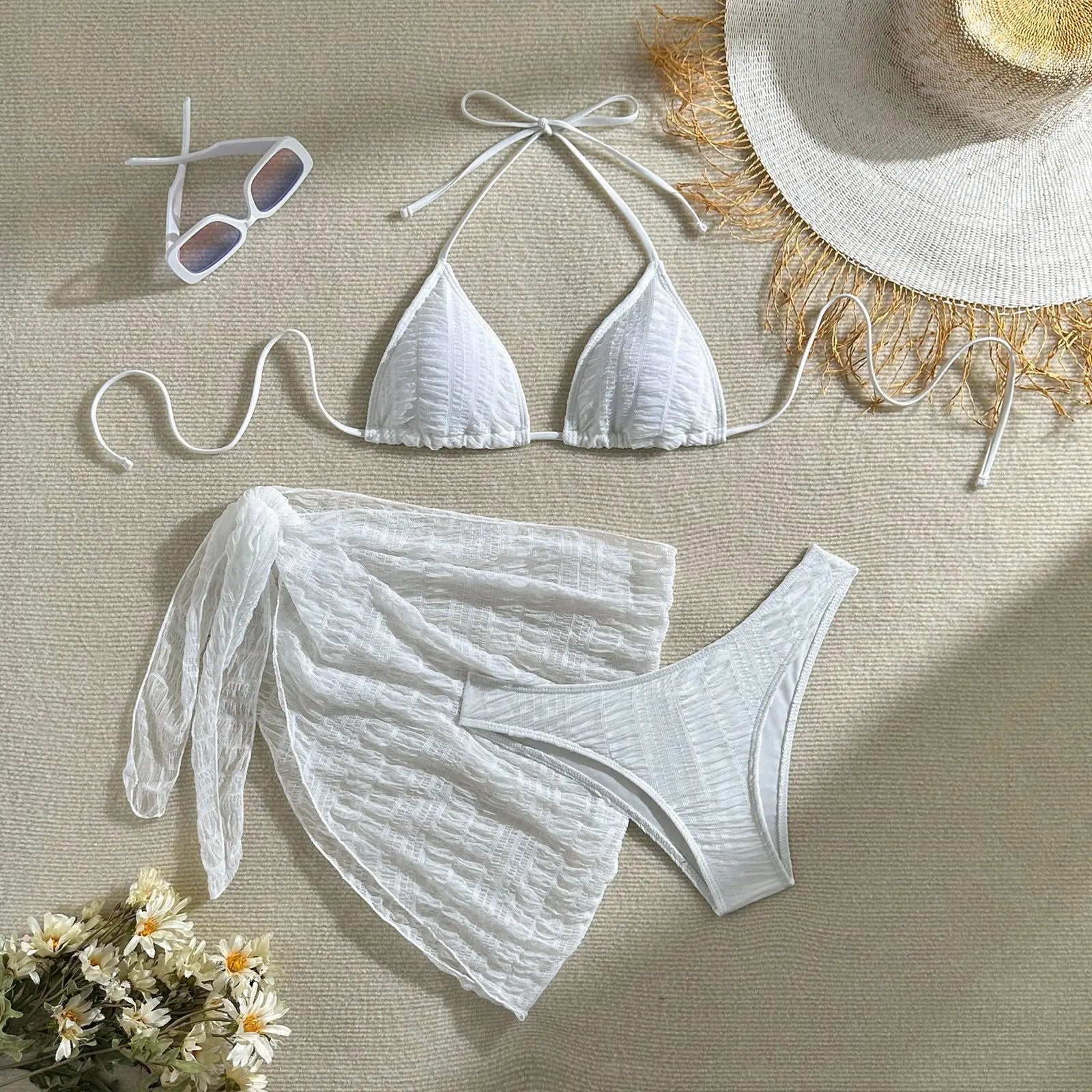 Selene Sheer - 3-Piece Mesh Set