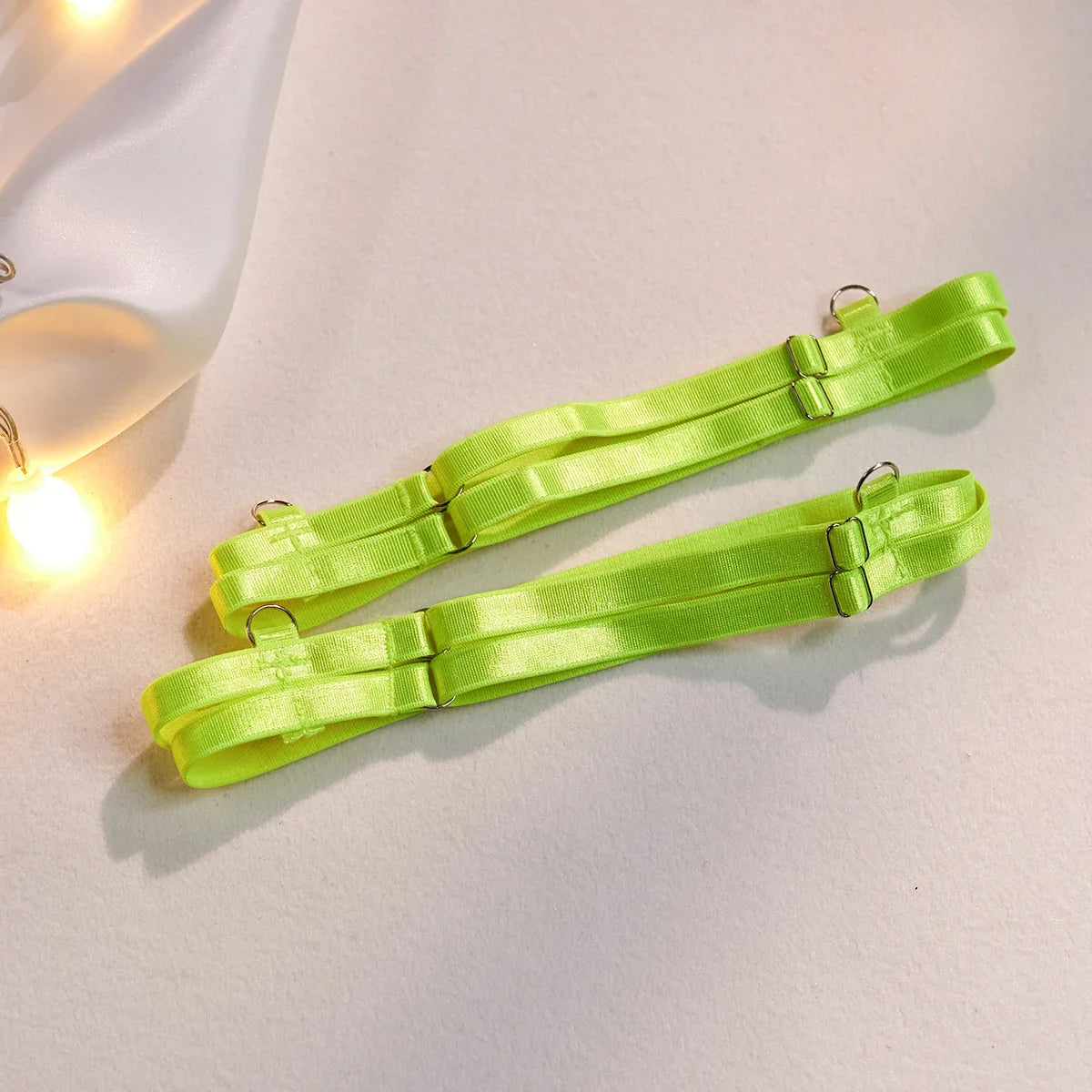 Blue Embroidered Lace Bra & Panty Set