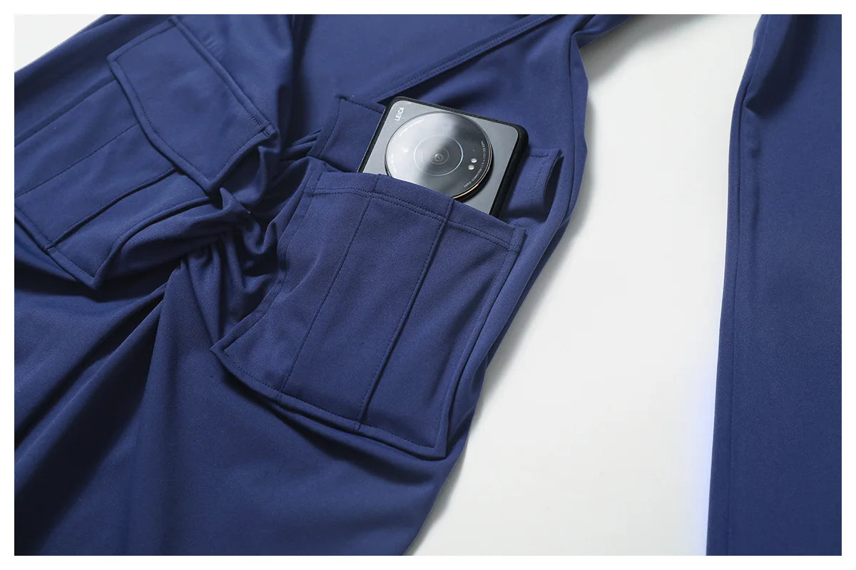 Sculpt Jumpsuit - Backless Long Sleeve