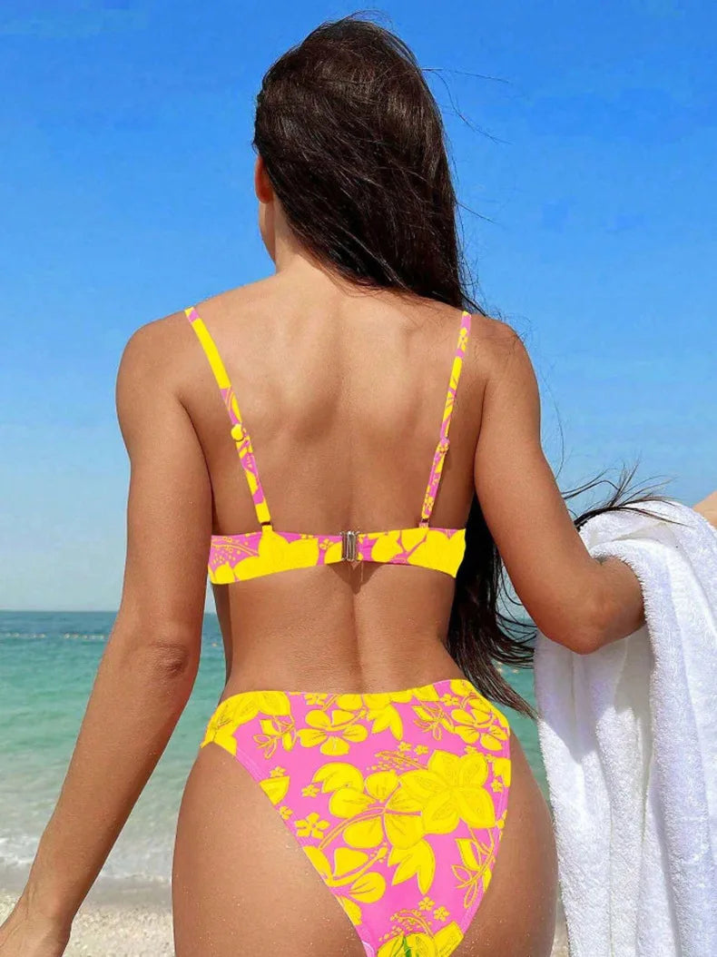 Savanna Bloom - Floral Triangle Bikini