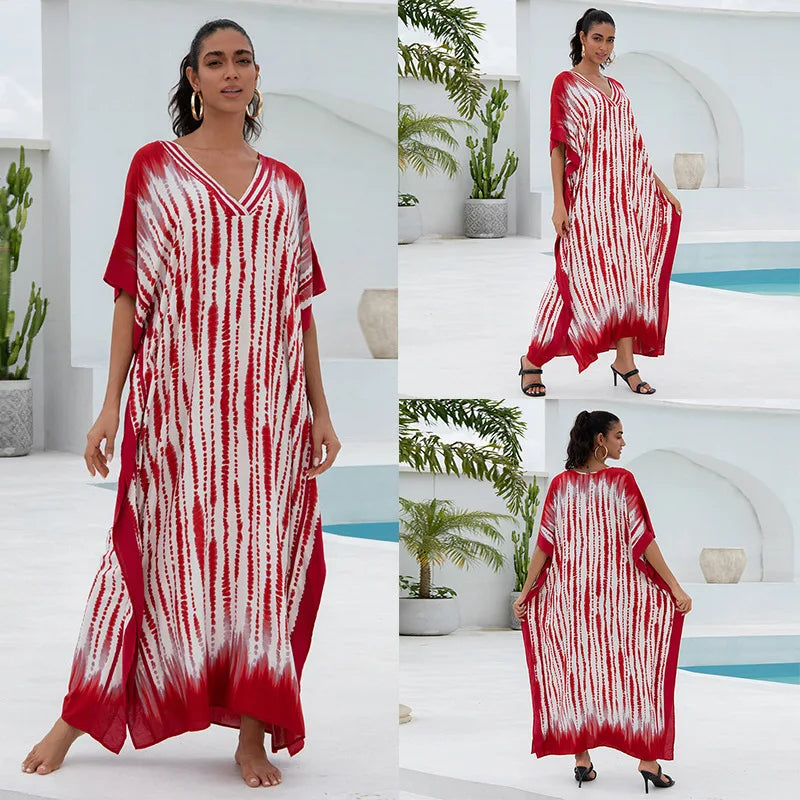 Marina Stripe - Long Robe