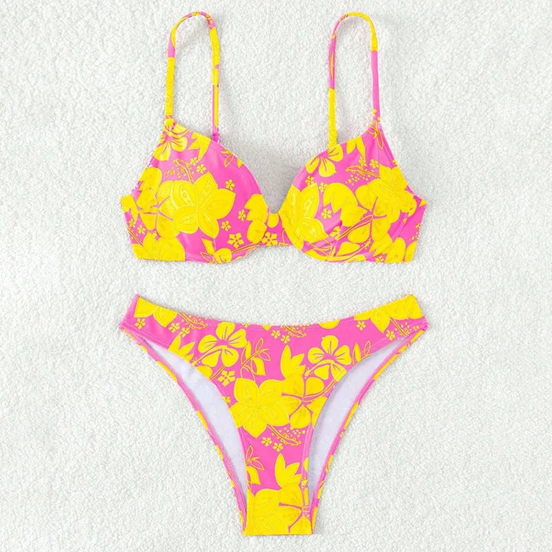 Savanna Bloom - Floral Triangle Bikini