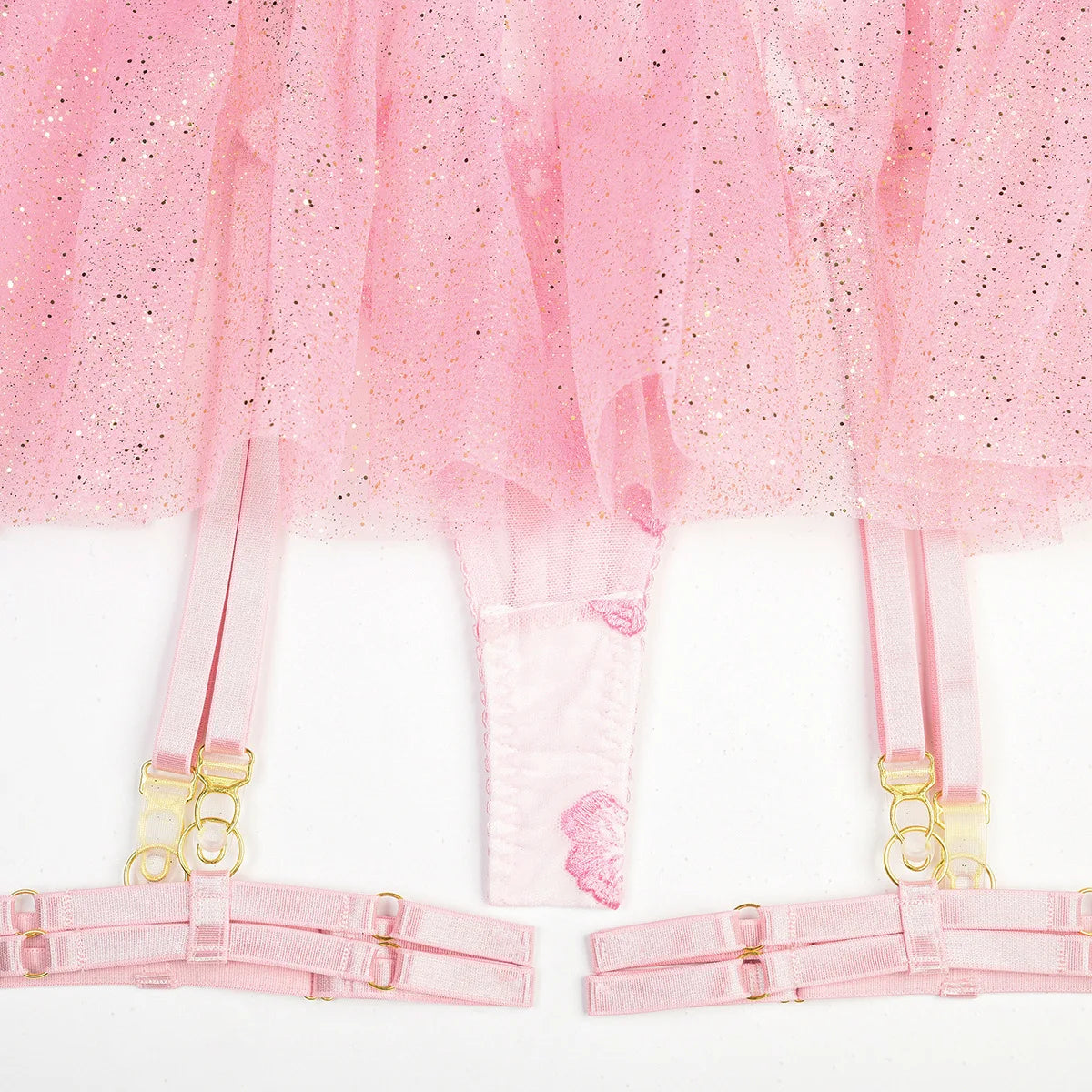 Fairy Lace Transparent Lingerie Set (3pcs)