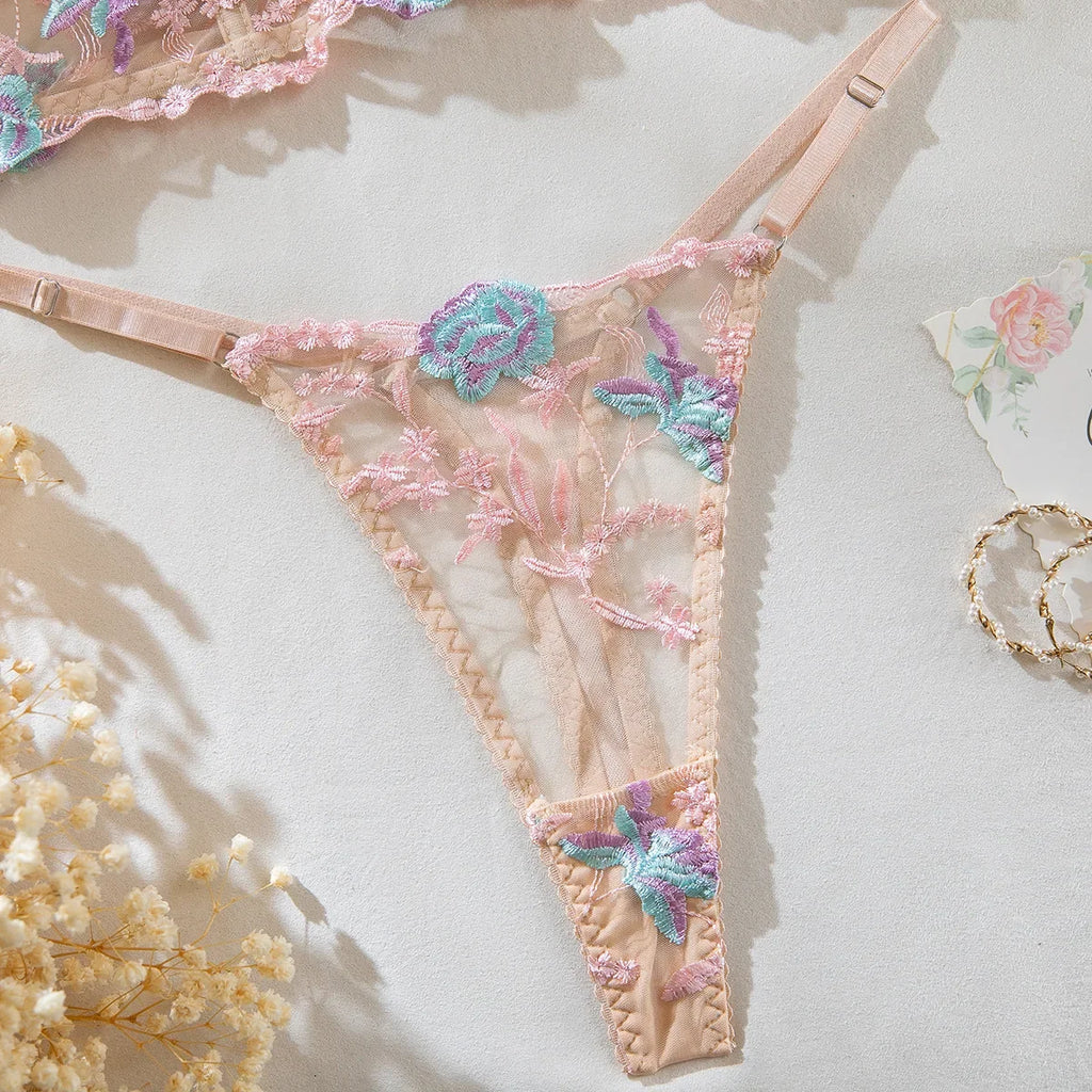 Lace Patchwork Push-Up Lingerie Dress